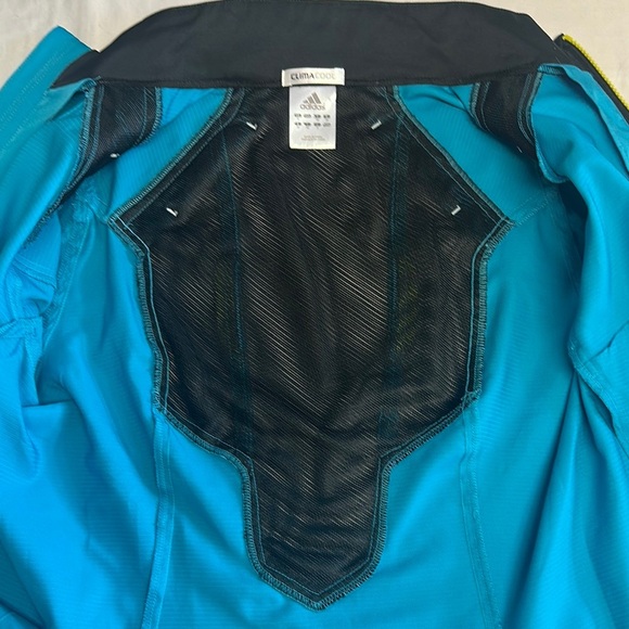 Adidas - NWOT - Blue and Yellow Sports Jacket w/ Reflective Design - Picture 8 of 9